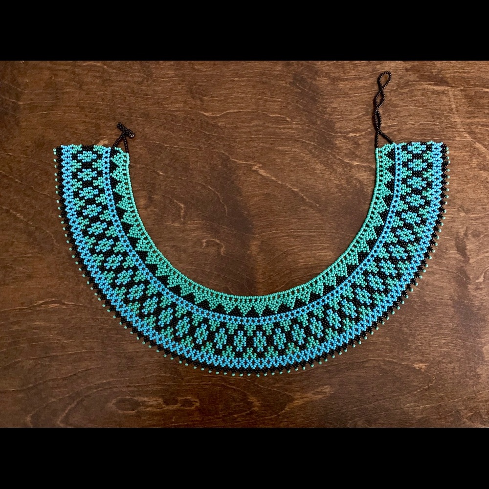 Hand beaded necklace
